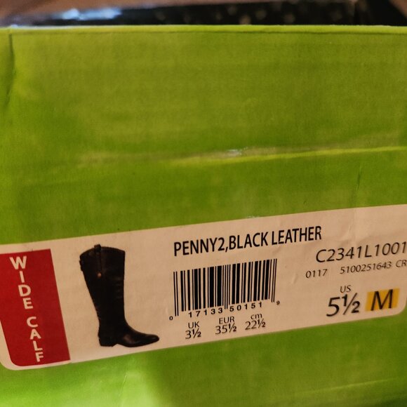 Sam Edelman "Penny" Black Leather boots. NIB. Size 5.5 Wide - Picture 13 of 13